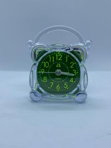 UnihomSG [ReadyStock] Pearl Travel Size Alarm Clock Silent Snooze Light 2 Types