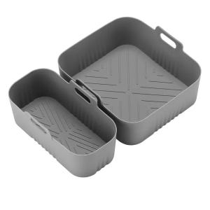 Giỏ lót silicon cho nồi chiên không dầu hình chữ nhật 3L / 6L lớn và nhỏ đôi cho Philips NA350 Phụ kiện Giỏ silicon 2026