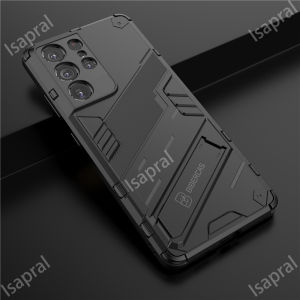 For Samsung Galaxy S26 S25 S24 S23 S22 S21 Plus Ultra S24+ S23+ S22+ S21+ 5G Armor Case Invisible Bracket Soft TPU Frame Rugged Hard PC Shockproof Back Cover
