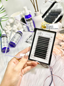 Mi YY Cao Cấp cong C CC D - dày 0.07 - dài mix