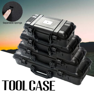 6 Sizes ToolBox Multifunction Waterproof Case Anti-fall Safety Instrument Hard Case Professional Complete Tool Box Plastic Hardware Storage Box Household Repair Tool Case Outdoor Protable Tool Case With Sponge