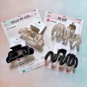 Kẹp bấu tóc sóng m TÍM STORE phụ kiện búi tóc thời trang phong cách hàn quốc