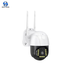 South Ocean 5MP CCTV 4G Sim Card Waterproof CCTV Wireless Outdoor PTZ Speed Dome Smart IP Camera 360 IR Color Night CCTV Wireless Connect Phone Camera for House