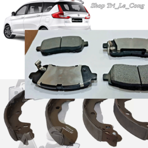 Một đôi má phanh thắng Bố đĩa trước Suzuki Ertiga 18-24 đời 2019 2020 2022 2023 Bộ sau tang trống đùm càng xe hơi ô tô