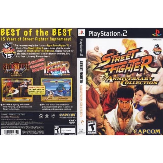 Street fighter store anniversary collection ps2