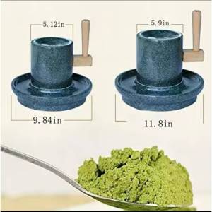 โม่หิน เครื่องบดชาเขียว เครื่องโม่ 10/12นิ้ว 🚩มีพร้อมส่ง