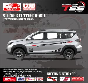 sticker mobil suzuki XL7 Hybrid sticker lis mobil suzuki XL7 Hybrid sticker mobil sticker motif variasi body mobil keren