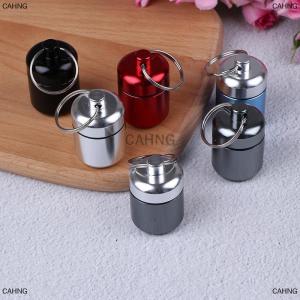 [COD] CAHNG มินิอลูมิเนียมกันน้ำกล่องยากล่องกล่องใส่ขวดใส่พวงกุญแจ