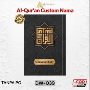 Alfareza - Variasi 10in1 Hampers Quran Custom Series Hitam Peci Sarung Sajadah Tasbih Kado Pria Muslim Souvenir Haji Umroh