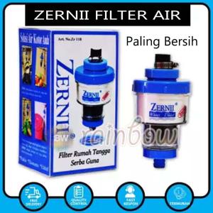 ZERNII Water Filter Air Zernii Paling Bersih Penyaring Air Kran Penjernih Air Filter Keran Air Water Filter Serbaguna Saringan Air Zerni - Biru