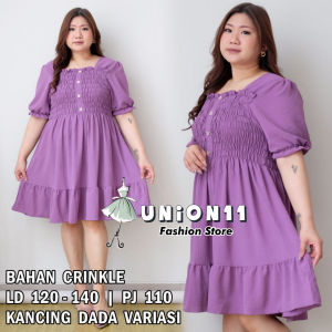 UNION11 - DRESS JUMBO WANITA LD 120 / BAJU JUMBO WANITA / DRESS BIG SIZE WANITA SAMMY