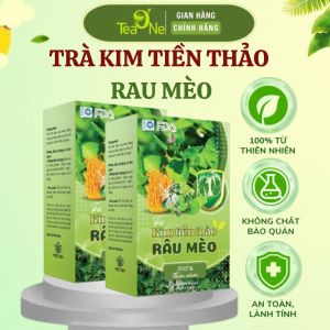 Trà Kim Tiền Thảo Râu Mèo Combo 2 Hộp 60 Túi Lọc Bổ Thận Lợi Tiểu Mát Gan Giảm Sỏi Thận