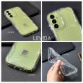 Softcase Silikon Bening Melting Case Gelombang Samsung S24 FE. 
