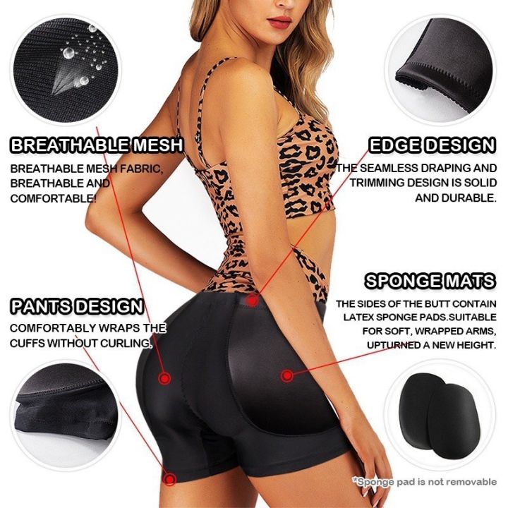 FINETOO%20Padded%20Seamless%20Shorts%20Panty%20Butt%20Lifter%20Shaper%20Lift%20Underwear%20Hip%20Enhancer%20Shapewear%20-%20Image%204