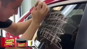 Auto Glass Scratch Repair Kit Polishing Compound for Clear Windshield and Window Maintenance 100% Effective for Car Glass Repair