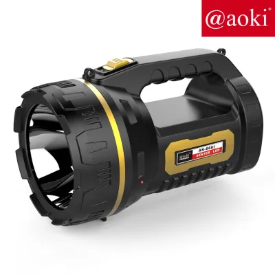 Aoki AK6685 Senter Besar / Jumbo LED Super Terang / Lampu Emergency 2 in 1 Rechargable 10 Watt + 24 SMD BONUS Kabel Charger dan Tali Strap