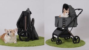 [SG STOCK] FIKAGO Pet Stroller - AGILE (Quick Auto folding)
