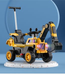 รถเด็กเล่น รถแบตเตอรี่ไฟฟ้า แบคโฮ 1มอเตอร์ใหญ่(380W) มีเสียงมีไฟ คันโยกโยกได้ รถของเล่น