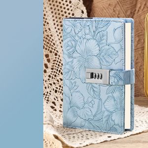 GONUUWGL Thickened B6 Notebook 224 Pages Protecting Secrets Diary Book Vintage PU Leather Cover Student Notepad Student