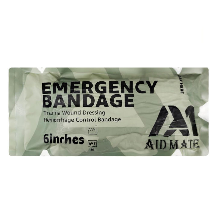 6 Inch Israeli Emergency Bandage Combat Trauma Care Compression
