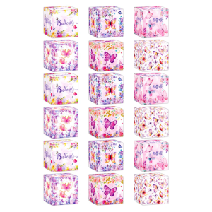 Pack Of 12/18 User Friendly Paper Butterfly Gift Boxes Pink Butterfly Gift Boxes Suitable For Handmade Craft Enthusiasts