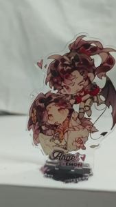 Heaven Officials Blessing Hua Cheng Xie Lian Angel Demon Chibi Acrylic Stand Figure Desktop Decor Cute Anime Goods Room Ornament Gift for Fans