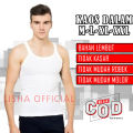 Kaos Dalam Singlet Pria Dewasa Dalaman Cowok Laki-laki Big Size Jumbo Bahan Halus. 