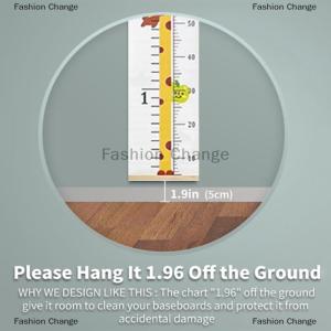 [COD] Fashion Change Wooden Wall Hanging Wall Sticker For Kids Room Decoration Height Measure Ruler Wallpaper Baby Growth Chart Decor On The Wall