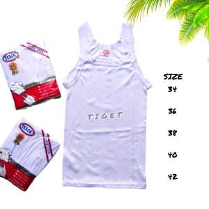 3 PCS Kaos dalam Singlet Pria Cowok Dewasa Remaja Jovac Ukuran 32 34 36 38 40 42 Putih - Termurah Murah