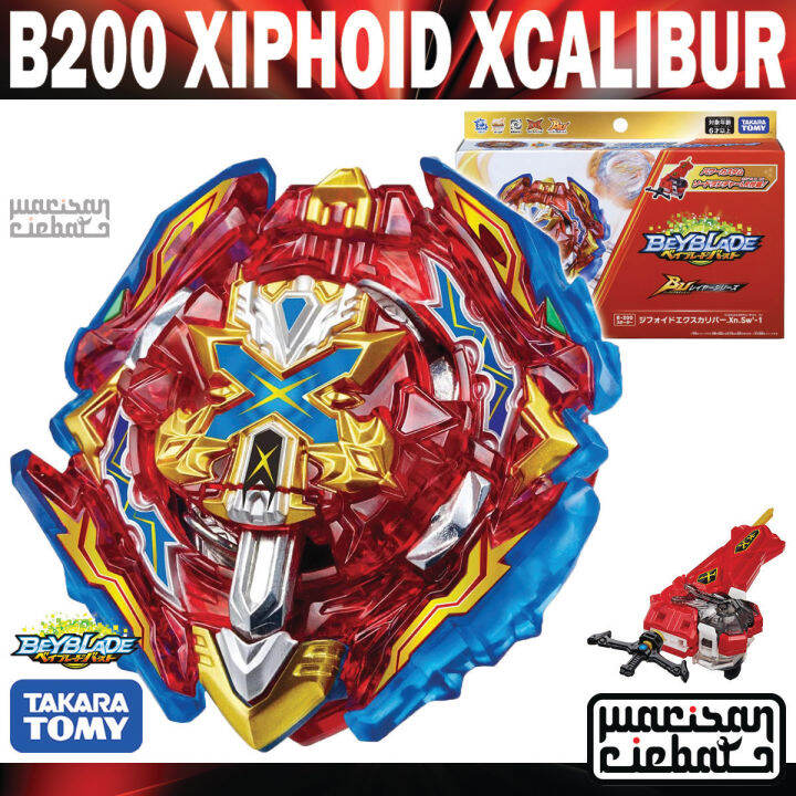 Takara Tomy Beyblade Burst BU B-200 Starter Xiphoid Xcalibur Xanthus ...