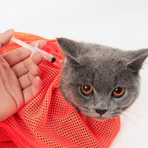 Cat Grooming Bag Scratching Biting Mandi Kucing Resisted Nail Trimming Injecting Shower Bag Cat Anti Scratching 猫多功能洗澡袋
