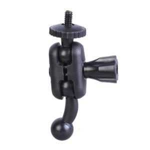 Angle Adjustable 1/4inch to 17mm Ball Adapter Phone Mount Adapter 17mm Ball Head Bracket Adapter Tripod Mount Connector