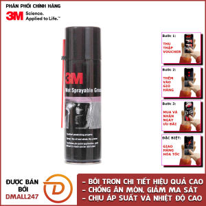 Chai xịt mỡ bò nước chịu nhiệt cao cấp 3M 3M-WSG250 - bôi trơn chống gỉ dùng đa năng xe hơi bản lề ổ khóa ray cửa bánh răng khớp nối