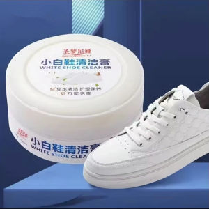 White Shoe Cleaning Cream Shoe Stain Remover Shoe Cleaner for White Sneake Shoes Whitening Cleansing Gel With Wipe Sponge