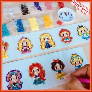 Diamond painting | DIY | Paint by number | DIY STICKER MUTIARA Painting Kit Color Diamond Painting Aktifitas Anak | 174-DIY STICKER MUTIARA