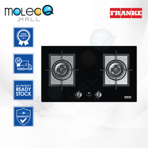 Franke 78cm Onyx Double-burner High Quality Tempered Glass Gas Hob Built-in Gas Stove Cooker Kitchen Dapur FG7226