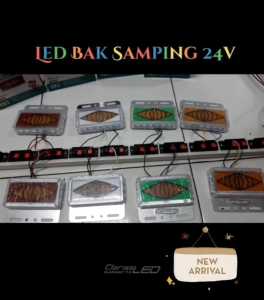 Led bak samping  segitiga 24V