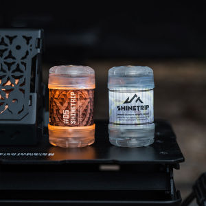 Outdoor Magnetic Rechargeable Camping Lantern with Dimmable Brightness Rotatable Atmosphere Light for Night Camping