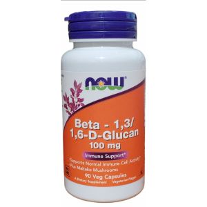 Viên Uống Tăng Cường Khả Năng Miễn Dịch Ngăn Ngừa Ung Thư Now Beta -13/16-D - Glucan 100mg 90 Viên Của Mỹ