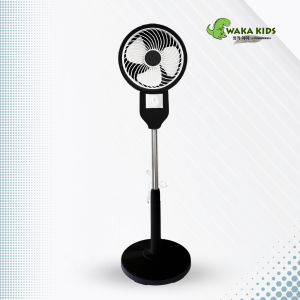 Kipas Angin Berdiri Minimalis Electric Stand Rotation Fan 9 Inch Premium LJ-F102 Venrc Wakakids