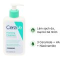 Sữa rửa mặt CeraVe Foaming Facial Cleanser  cho da thường và da dầu 473ml/236ml. 