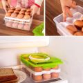 Hotumn 2-Tiers Deviled Egg Containers with Lid - Convenient Refrigerator Egg Trays for Kitchen Cabinets - Perfect for Camping Egg Carrier - Store and Organize 24 Eggs (Pink). 