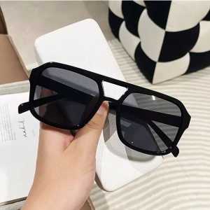 SMD Kacamata Frame Besar Retro Klasik Anti Radiasi Lensa UV Untuk Pria /Wanita