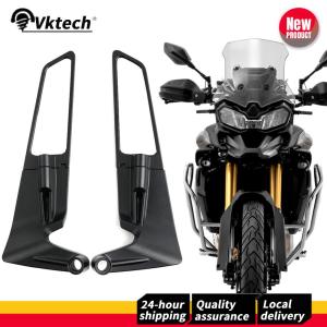 Motorcycle Rear View Mirrors Adjustable 360  Rotating Wide Angle Rearview Mirror Aluminum Alloy Motorcycle Accessories