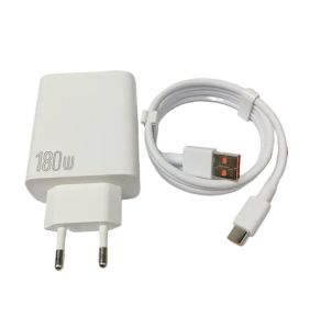 Charger 180W For PC C3 Fast Charger Power Adapter + Kabel Data Type C & Micro  Support Fast Charging