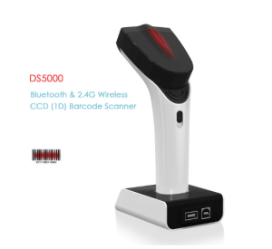 NETUM DS7500 Bluetooth Wireless 2D Barcode Scanner with Charging Cradle Hands Free Automatic Sensing Bar Code Reader 1D 2D QR pdf417 Scan Works with MAC OS Windows iOS Android