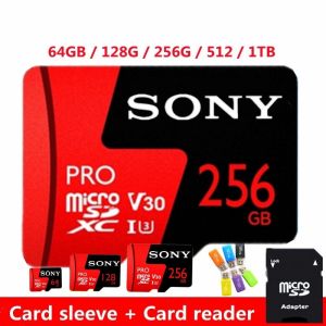 ♥Free Send adapter + card reader+100% original authentic Sony / Gift / Cod / Class 10 TF Flash Memory Card Video Card 1024GB 128GB 256GB Micro SD Card