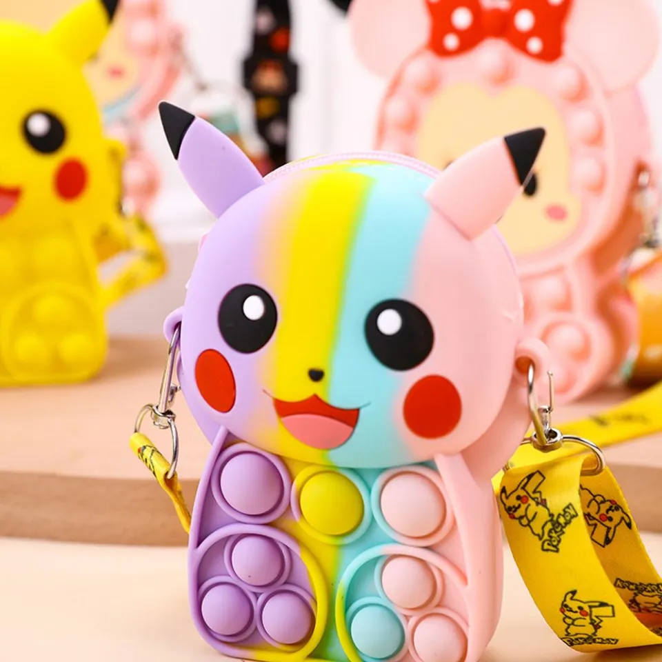Cheap Anime Pokémon Pikachu Wallet Short Men And Women Primary And  Secondary School Students Anime Children Cute Pokeball Pu Coin Purse | Joom