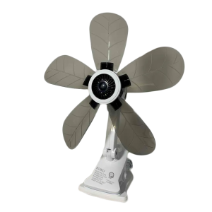 Sofia Clip Fan 5 Blades Power Saving 8 watts Portable Desk Fan Mini Home Table Electric Fan