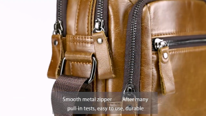 Royal Bagger Crossbody Bags For Men Genuine Cow Leather New Fashion Sling Bag Cool Business Casual Shoulder Sling Bag